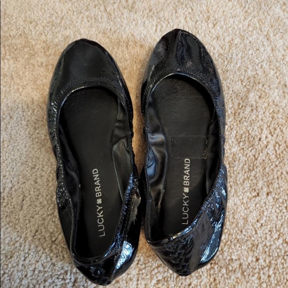 New Black Lucky Brand flats